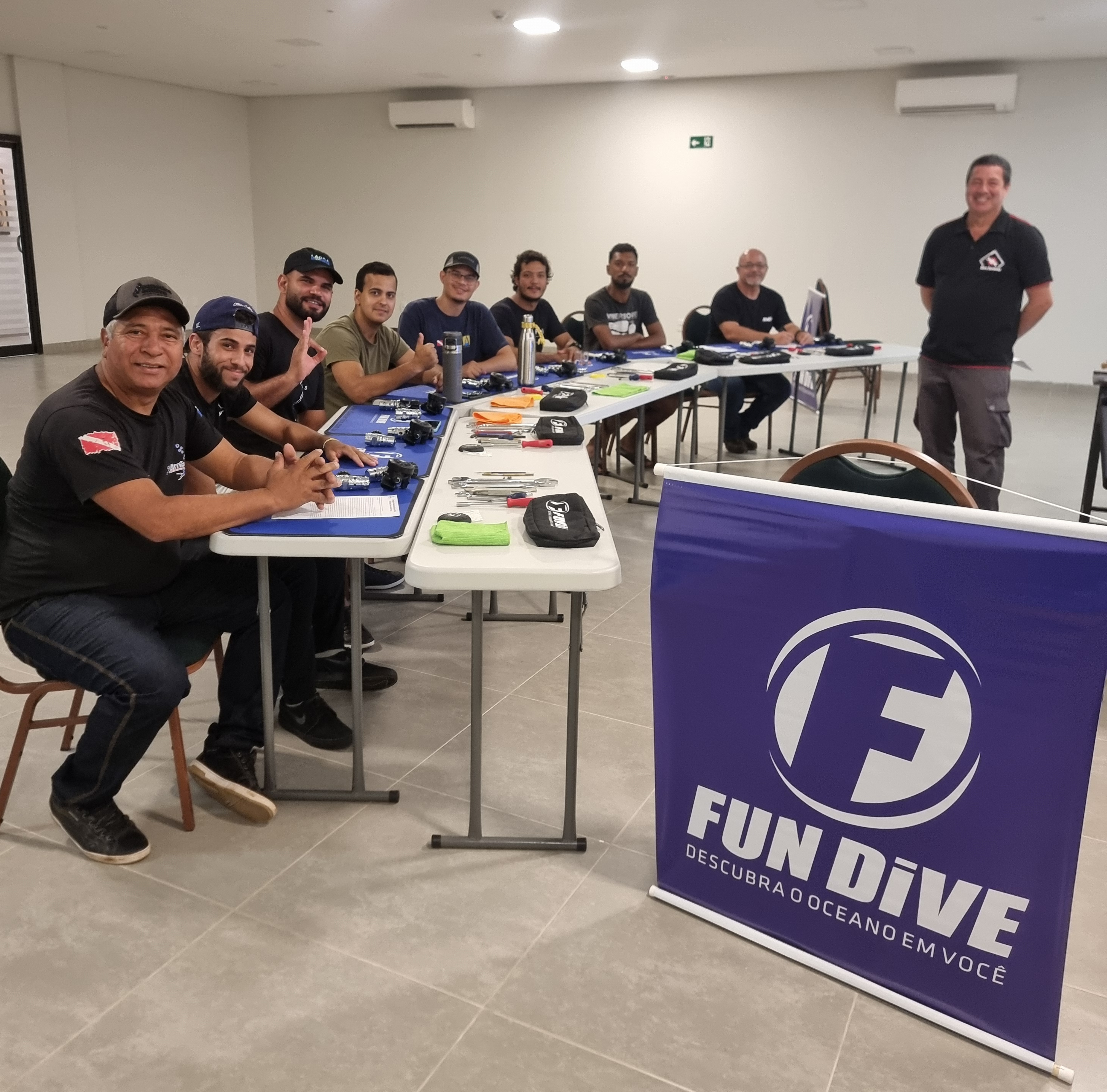Fun Dive promove capacitação técnica para equipe da Lagoa Misteriosa e do Rio da Prata